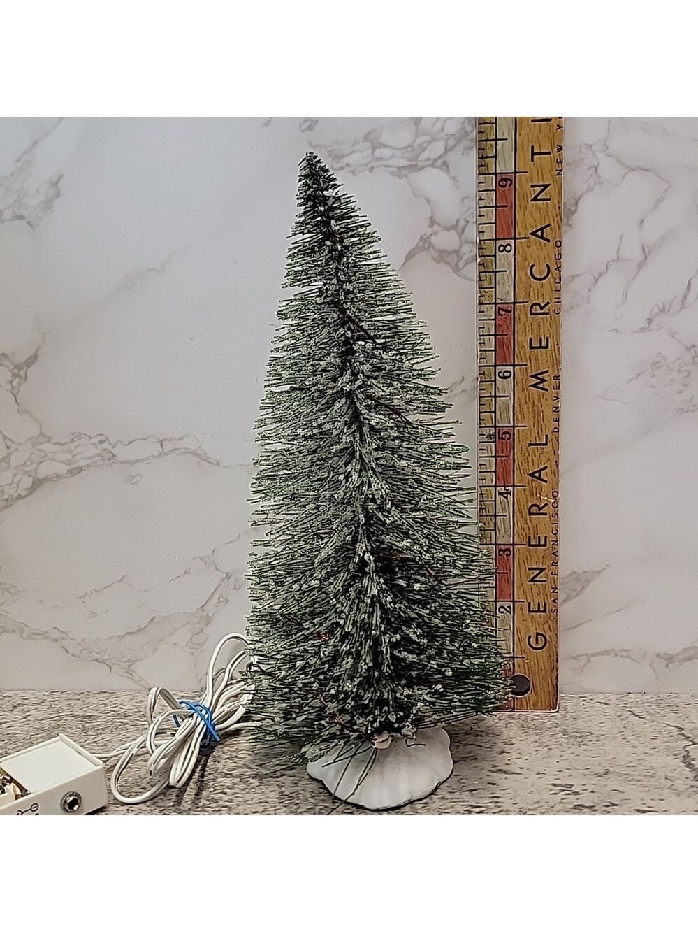 vintage o'well bottle brush lighted christmas tree - Picture 8 of 13